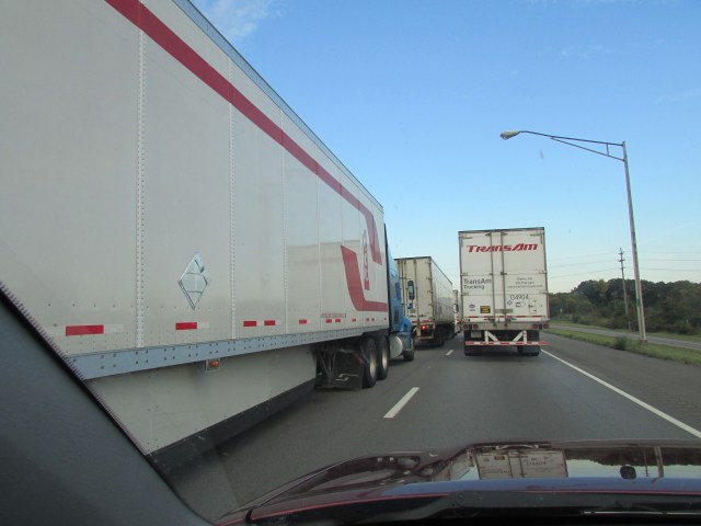 Pennsylvania I-80 traffic jam