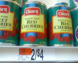 cherries in can
