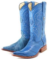 These are eel skin boots.