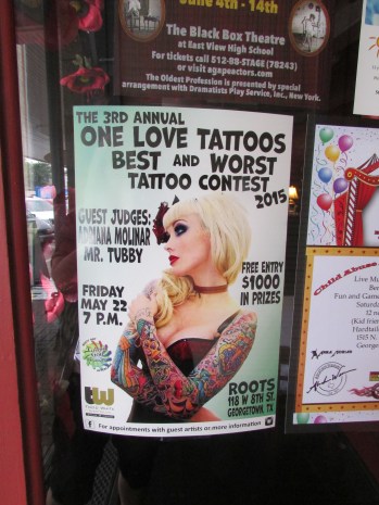 We decided not to get tattoos and enter the contest.  