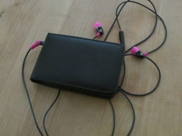 Ipod.  Ready with new songs.