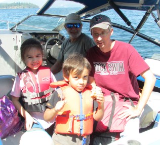 I can't believe she brought me a huckleberry cinnamon roll!!!!